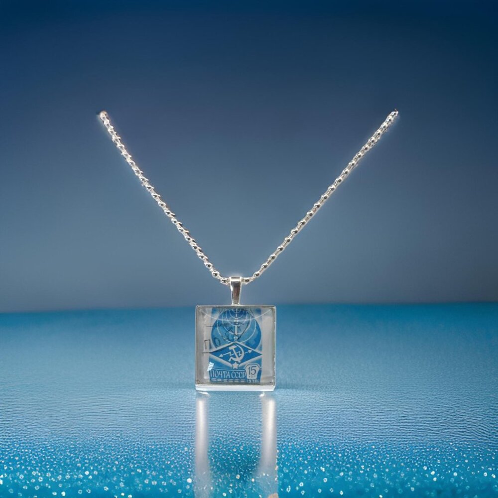Handmade Stamp Pendant Necklace